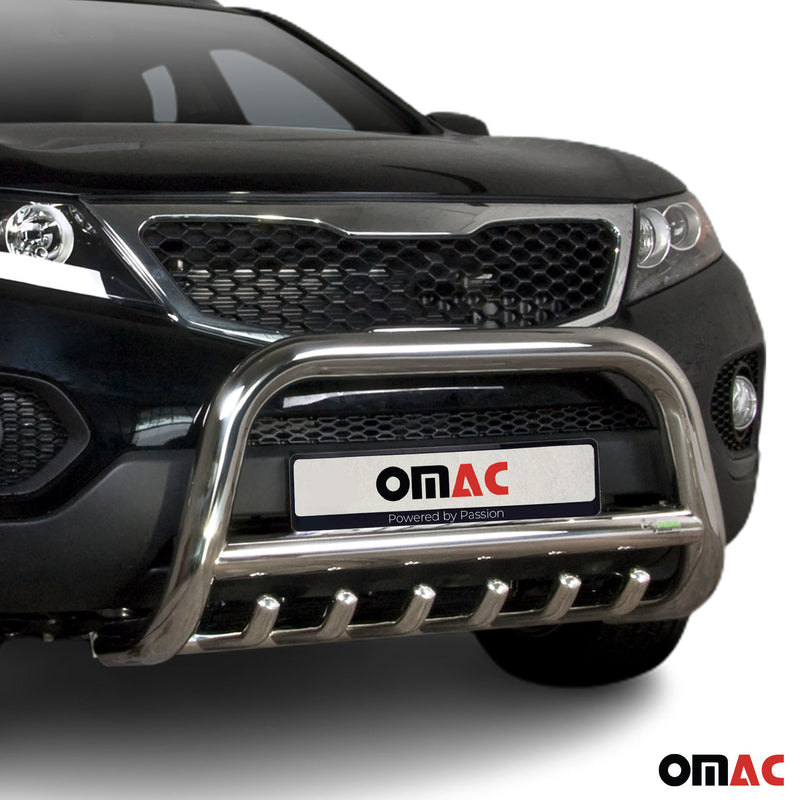 Pare-Buffle Avant Pour Kia Sorento 2010-2012 en Acier Inox Argent