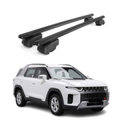 Barres de toit pour SsangYong Torres / KGM Torres 2022-2026 Aluminium Noir 2Pcs