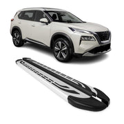 2022-2026 Nissan X-Trail Marchepieds Latéraux pédale Aluminium Gris 2Pcs