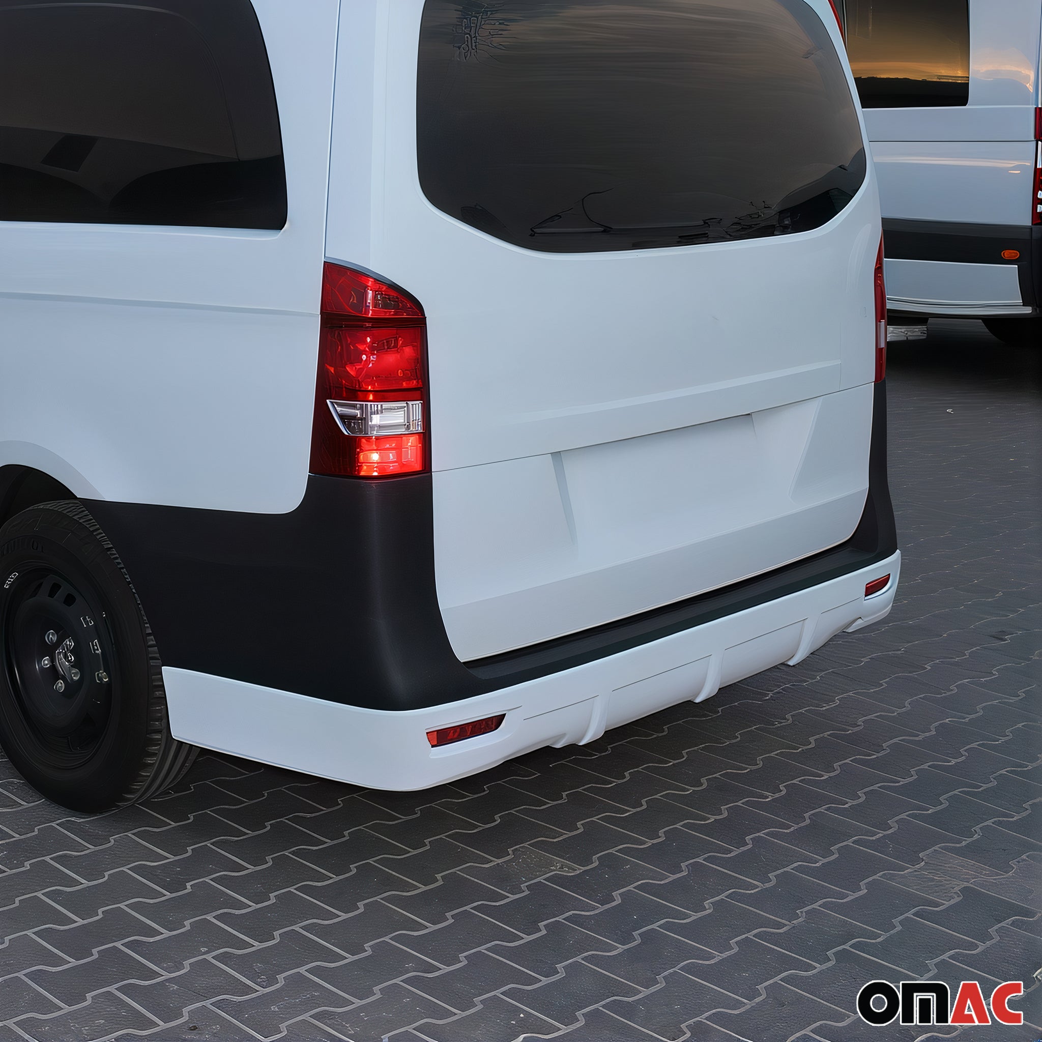 Spoiler Arriére pour Mercedes Vito W447 2014-2025 Becquet Voiture en Polyster