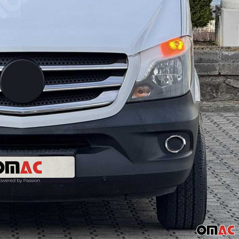 Cadres de Feu Antibrouillard Mercedes-Benz Sprinter W906 2013-2018 Inox Chromé