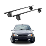 Barres de toit transversales acier pour Ford Fiesta IV HB 1995-2002 5Portes Noir