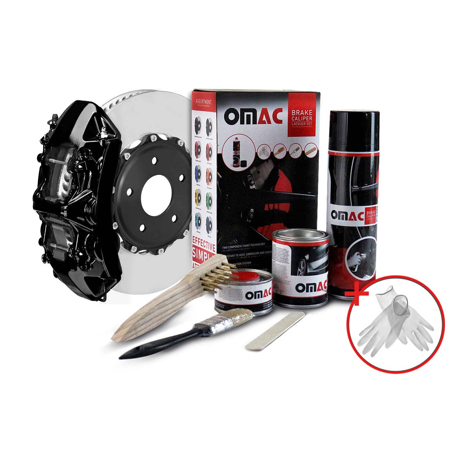 Peinture Étrier De Frein Noir Brillant Kit
