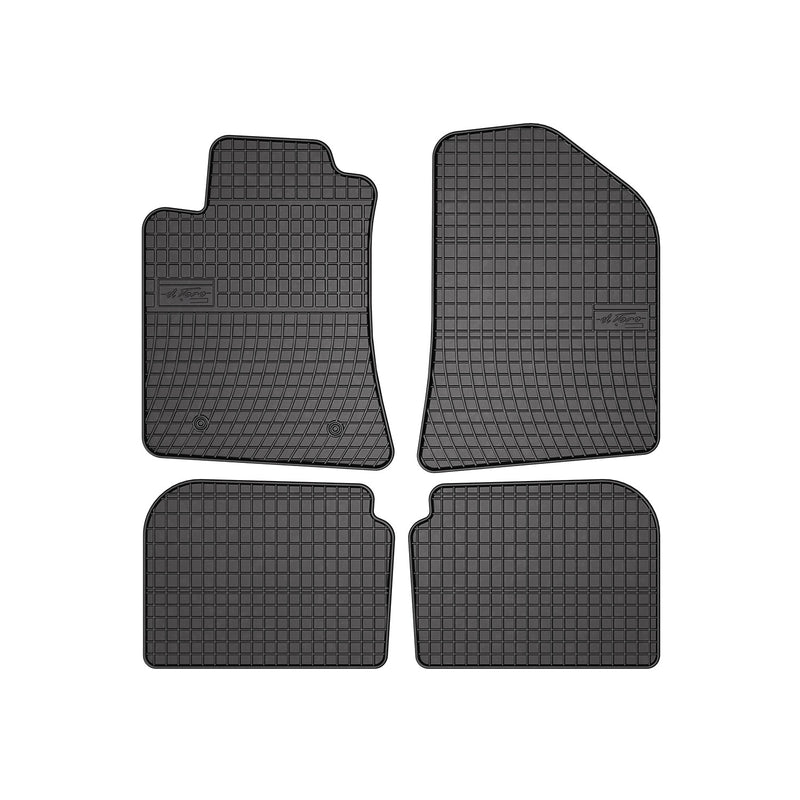 Tapis de Sol pour Toyota Avensis 2003-2009 Caoutchouc Noir