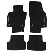 Tapis de Sol de Voiture pour Audi A1 GB 2018-2026 3Portes Velours Noir 4Pcs