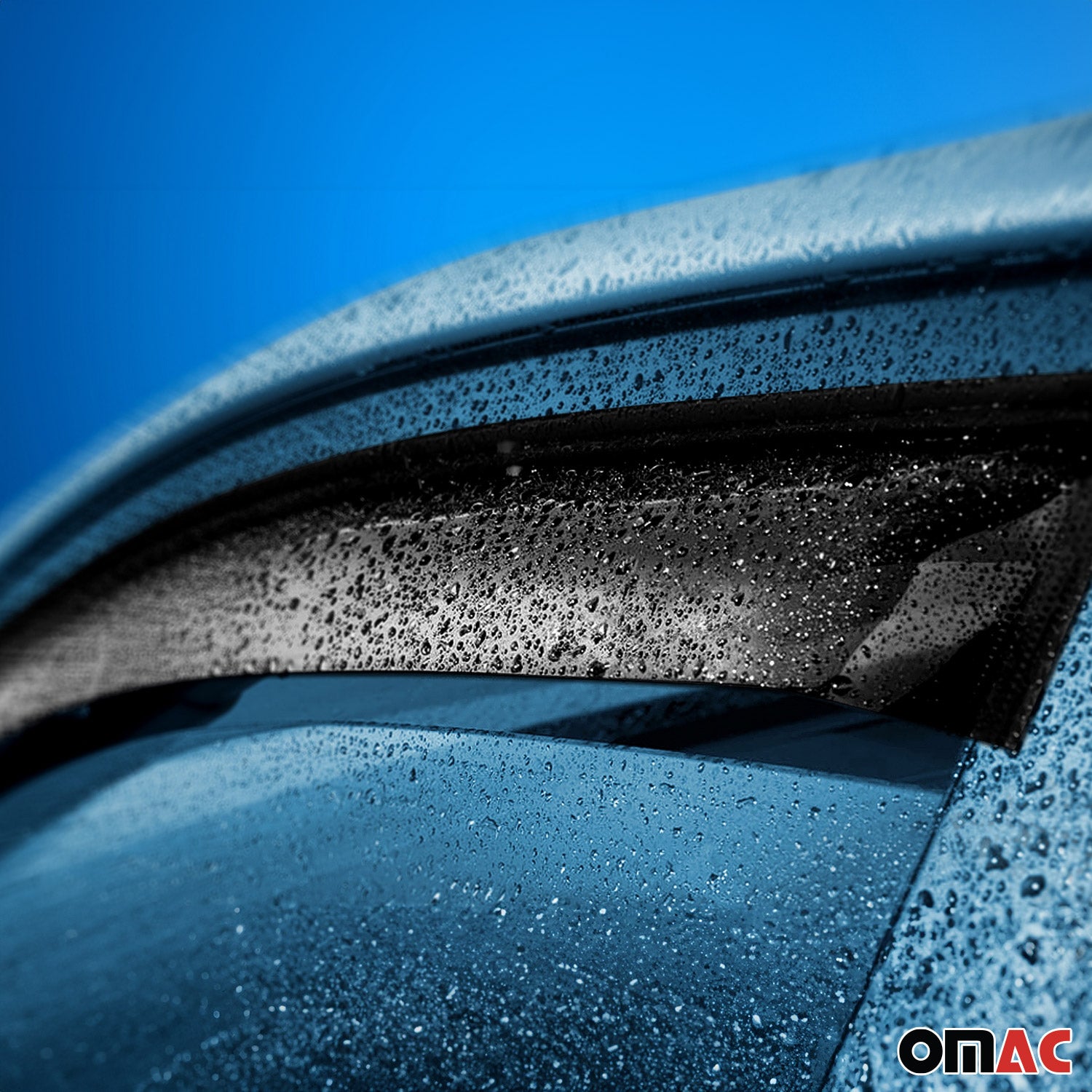 Déflecteurs de vent et de pluie pour MERCEDES GLE 2015-2018 Acrylique Noir 4 pcs