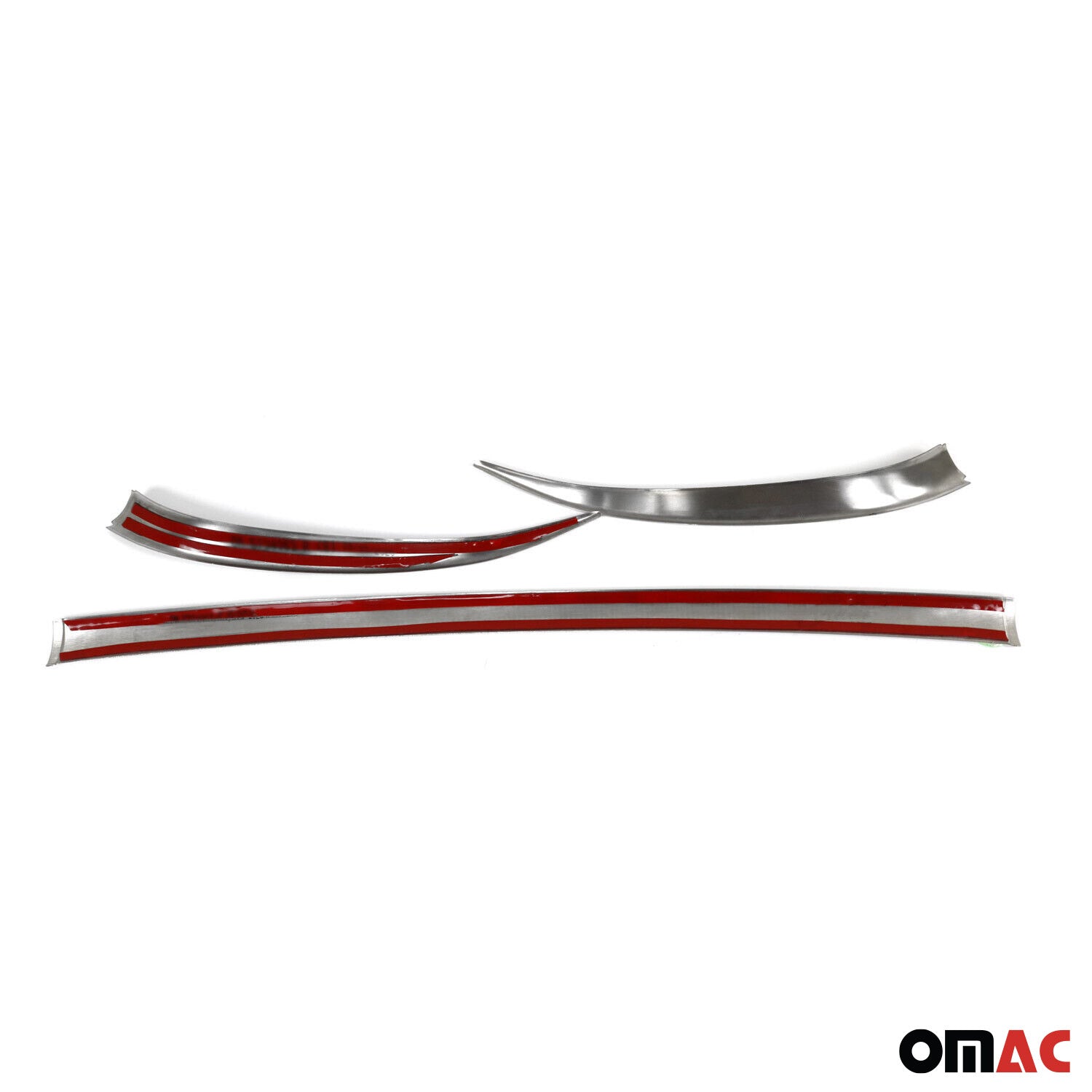 Moulure de Grille de Calandre pour Peugeot 2008 II 2019-2023 Pre-FL Chromé 3Pcs
