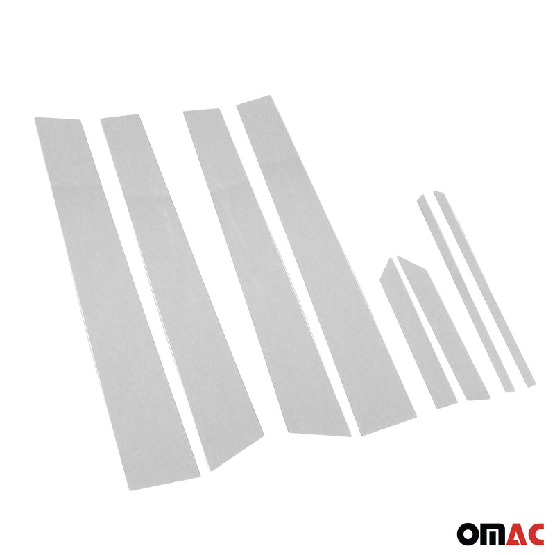 Couverture Garniture de pilier B pour Hyundai i10 2020-2025 en acier inox 8Pcs