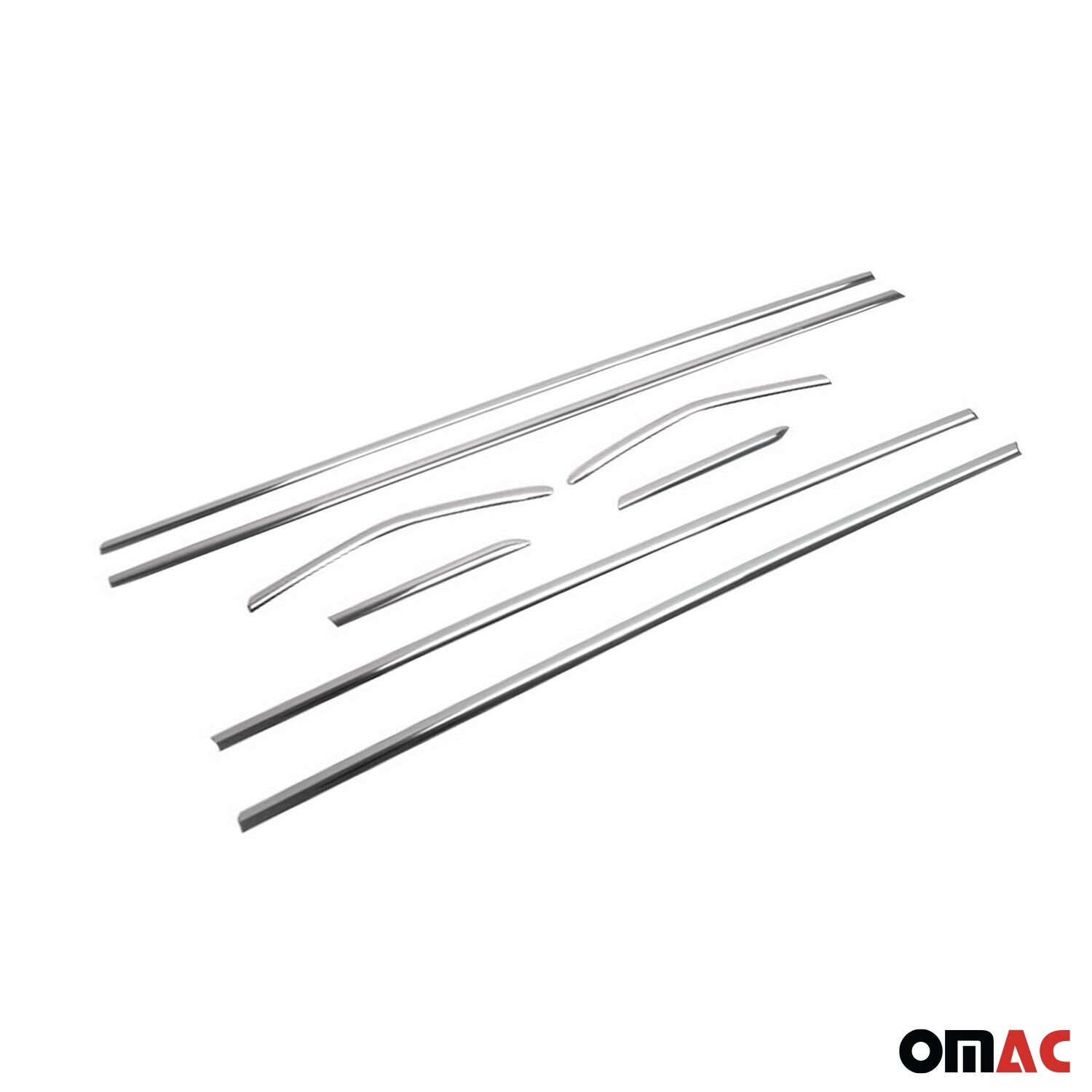 Garniture de Fenêtre pour Ford Focus mk3 HB C346 2011-2018 acier chromé 8Pcs