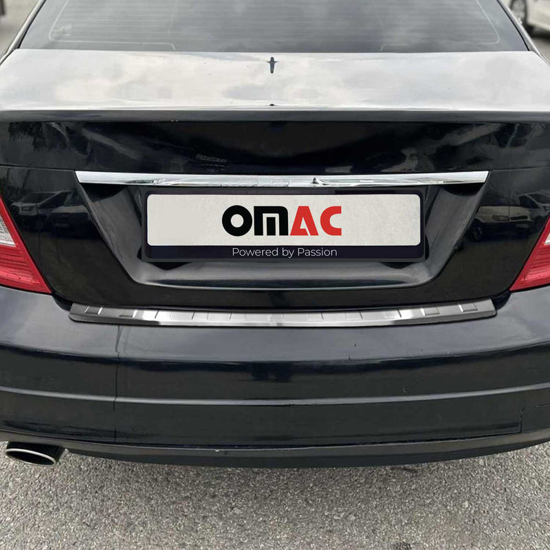 Protection Seuil de Pare-chocs Arriére Pour Mercedes Classe C S204 2008-2014