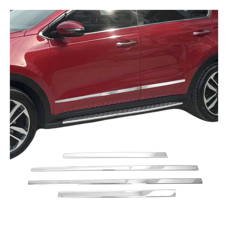 Garniture Baguette de porte latérale pour Kia Sportage 2015-2021 acier inox 4Pcs