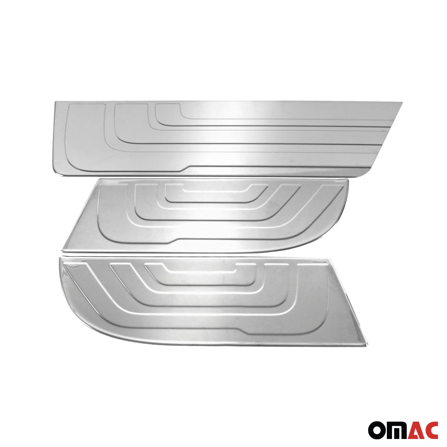 Couverture de Seuil de porte pour Mercedes Sprinter W907 2018-2026 inox 3x
