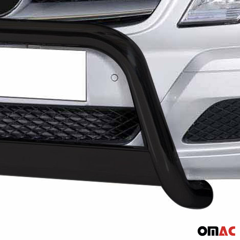 Pare-buffle Avant pour Mercedes Vito Viano 2010-2014 63 mm en Acier Noir