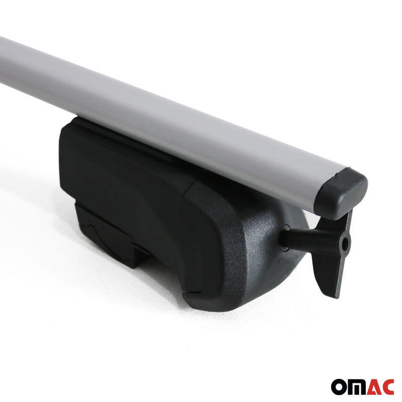 Barres de toit Transversales pour Infiniti QX55 2019-2025 SUV Fer Argent ABE