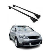 Barres de toit Transversales pour VW Golf 5 2003-2009 Fer Noir