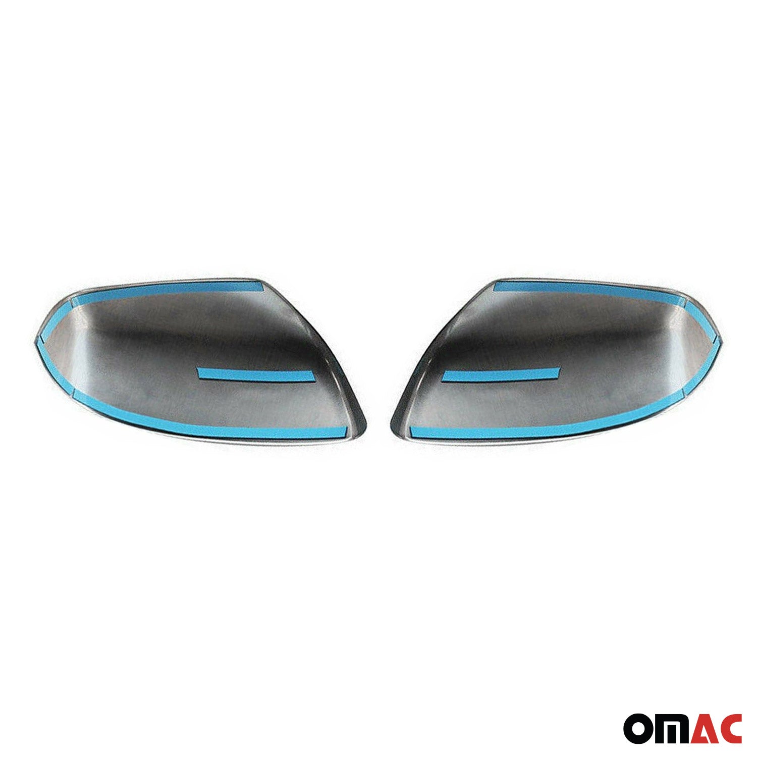 Coques de Rétroviseurs pour Toyota Land Cruiser Prado 2009-2023 Acier Argent