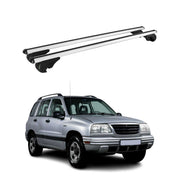 Barres de toit Transversales pour Suzuki Vitara II 1999-2005 TÜV Alu Gris 2Pcs