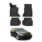 Tapis de Sol pour BMW Série 5 F11 Touring 2010-2013 Pre-FL 4WD Xdrive TPE Noir