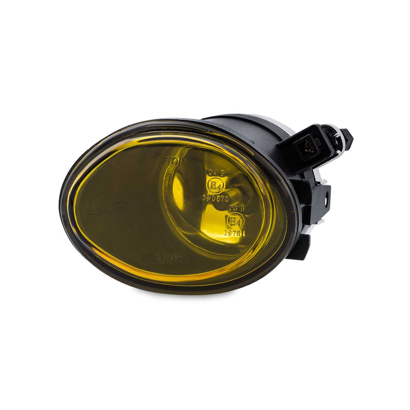 Feux anti-brouillard rond entourage lisse jaune pour BMW Series 3 E46/M3/E39/ M5