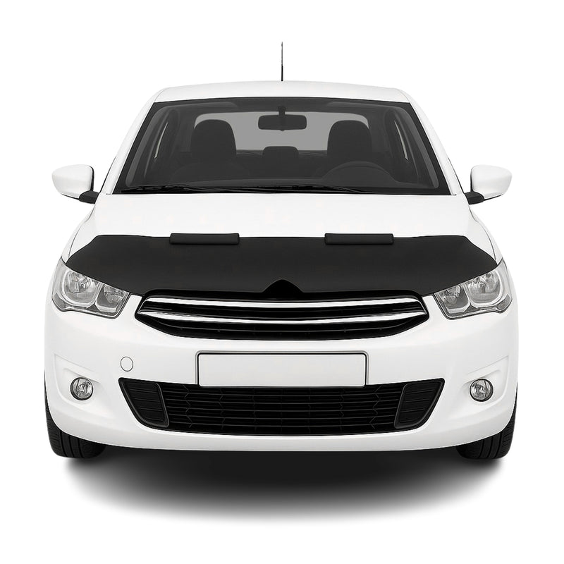 Protège Capot pour Citroen C-Elysee 2012-2024 Masque de voiture vinyle Noir