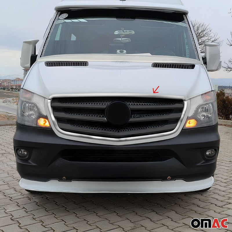 Grille de Calendre pour Mercedes Sprinter W906 2013-2018 brossé Inox 2x