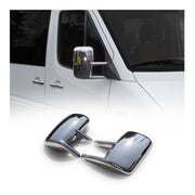 Coques de Rétroviseurs pour Mercedes Sprinter VW901 1995-2006 en ABS Argent