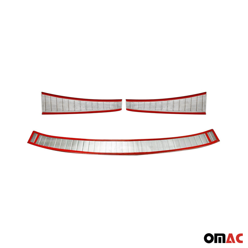 Kit Protection de Pare-Chocs arrière pour Ford Kuga 2013-2016 Pre-FL Brossé inox