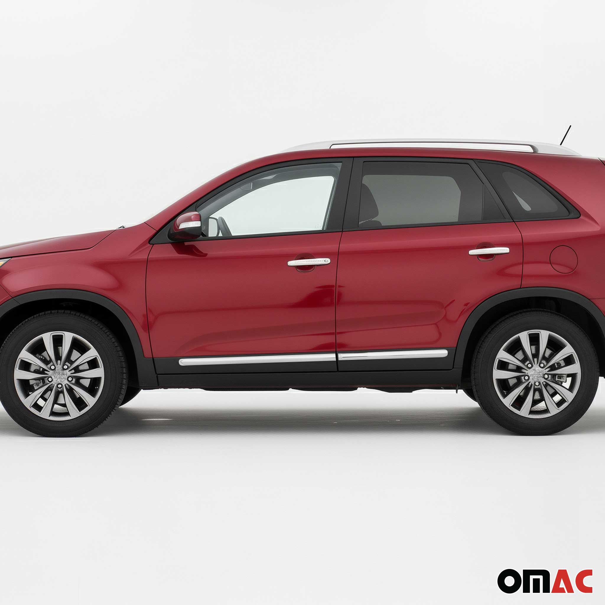 Garniture Baguette de porte latérale pour Kia Sorento 2009-2013 acier inox 4Pcs