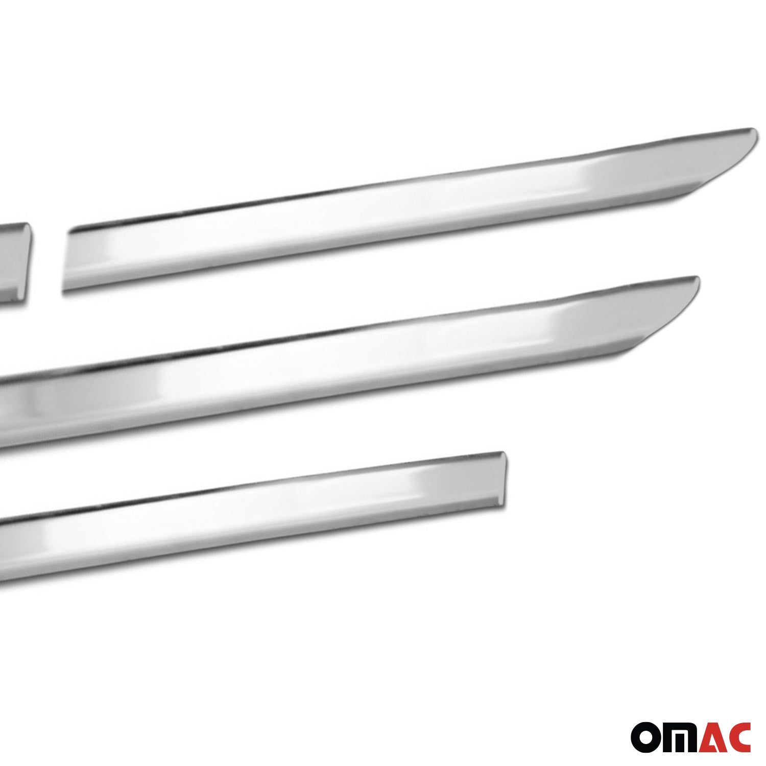 Garniture Baguette de porte latérale pour Fiat 600e 2023-2026 HB inox 4Pcs