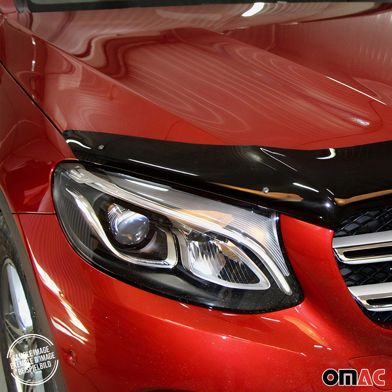 Deflecteurs d'air capot de voiture pour Hyundai Elantra 2017-2021 Acrylique Noir