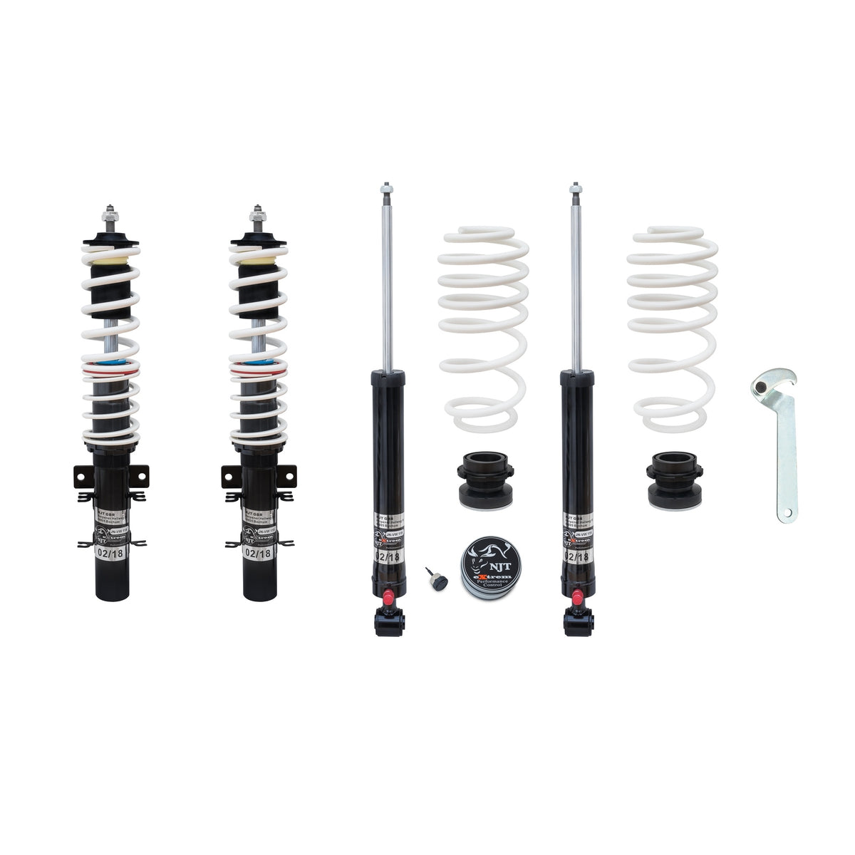 JOM NJT-Extrem Combinés Filetés Réglables pour VW Polo 6R 1.2/1.4/1.6/1.4 Tdi