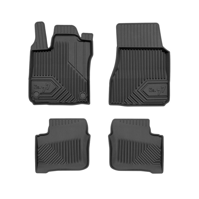 Tapis de Sol de Voiture pour Smart Forfour II 2014-2020 TPE Imperméable 4Pcs
