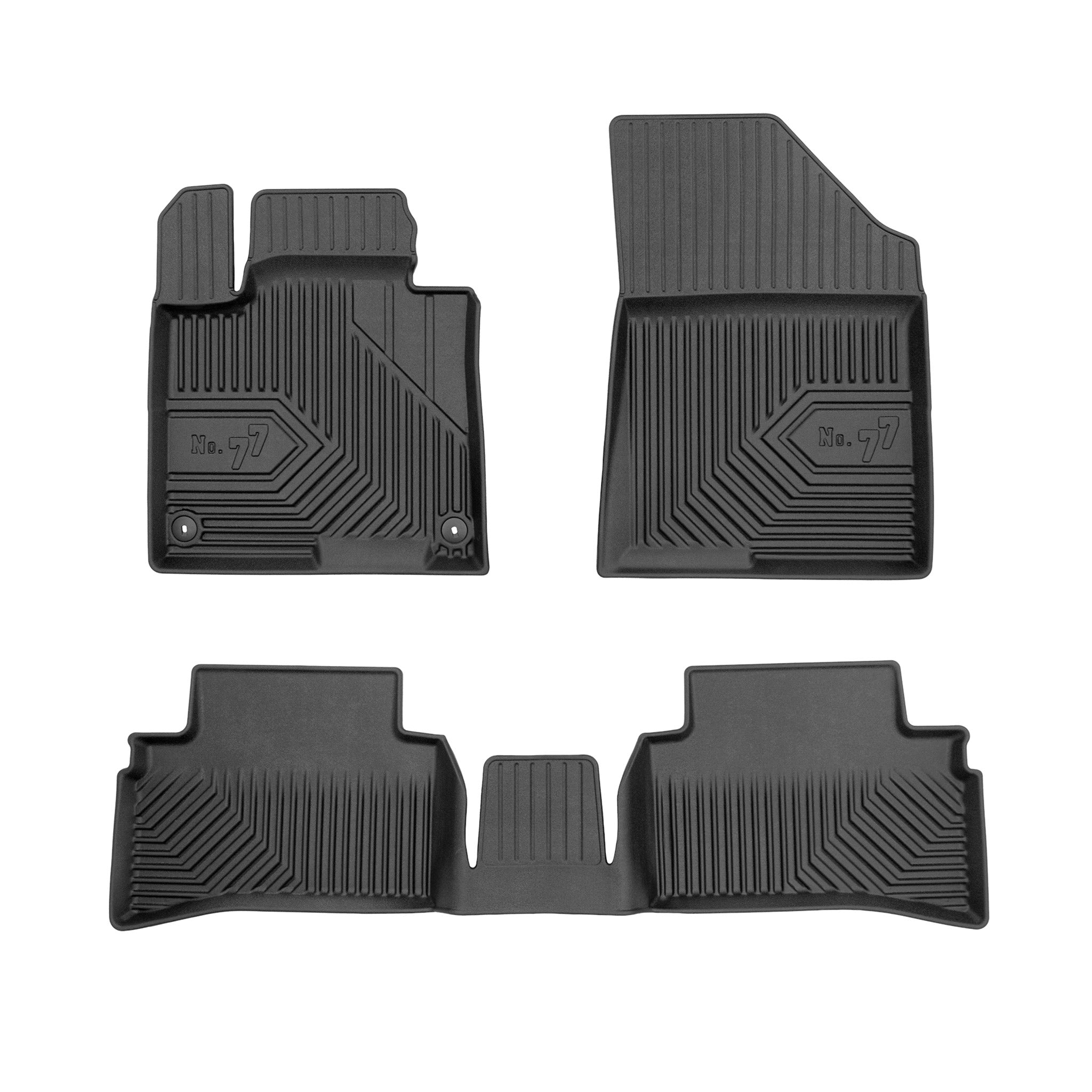 Tapis de Sol de Voiture pour Kia Sportage V Gas 2021-2025 TPE Imperméable 4Pcs