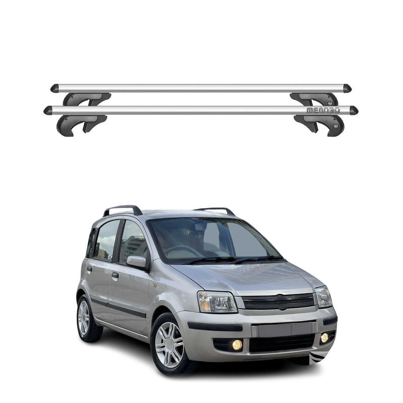 Barres de toit transversales pour Fiat Panda 319 2014-2025 Cross 90kg Alu