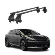 Menabo Barres de Toit Transversales pour Kia EV6 2021-2025 Alu Noir
