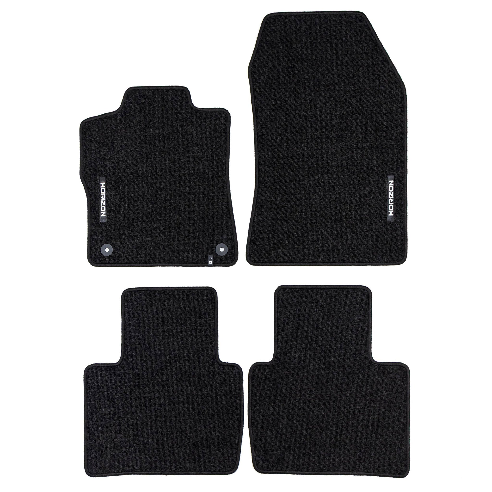 Tapis de Sol de Voiture pour Peugeot 408 2022-2025 Velours Imperméable 4Pcs