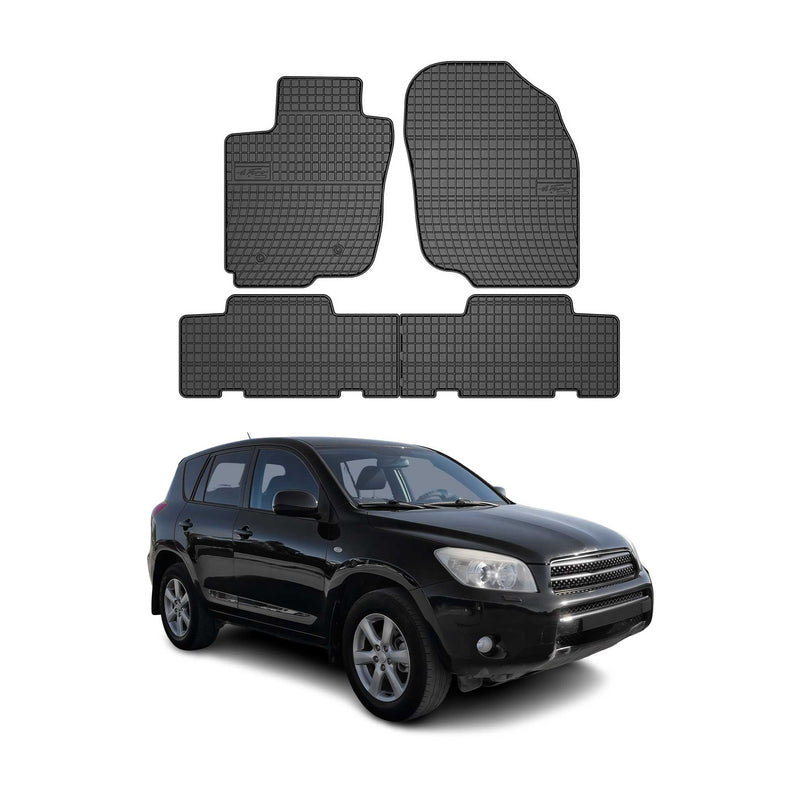 Tapis de Sol pour Toyota RAV4 2005-2012 Caoutchouc Noir