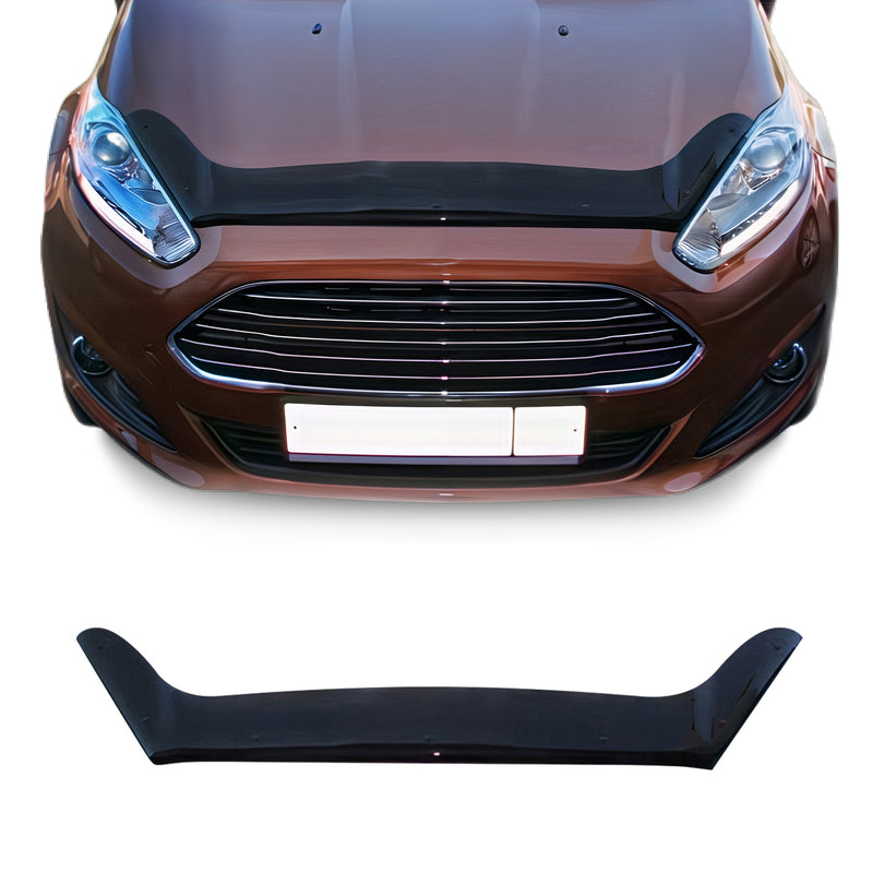 Deflecteurs d'air capot de voiture pour Ford Fiesta 2013-2017 Acrylique Noir