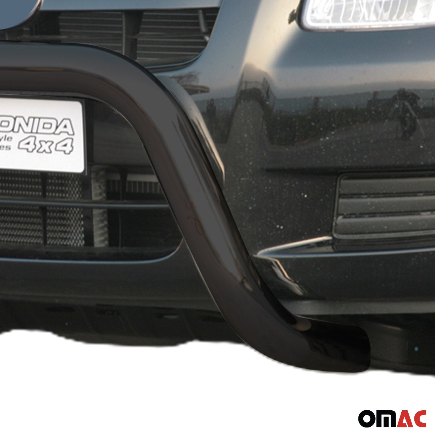 Pare-buffle Avant pour Mazda BT-50 2006-2012 76 mm en Acier Noir
