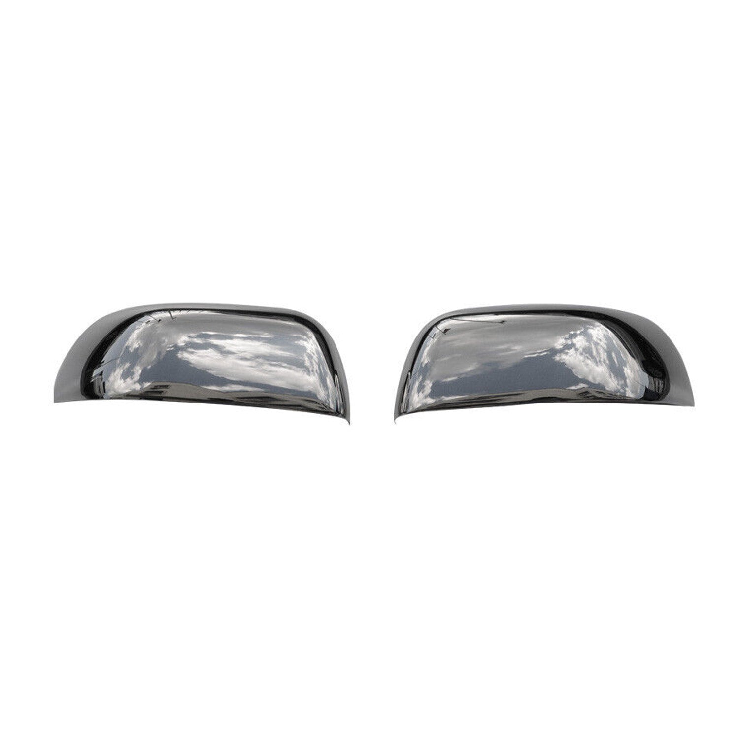 Coques de Rétroviseurs pour Dacia Dokker 2012-2021 en Acier Chromé Argent