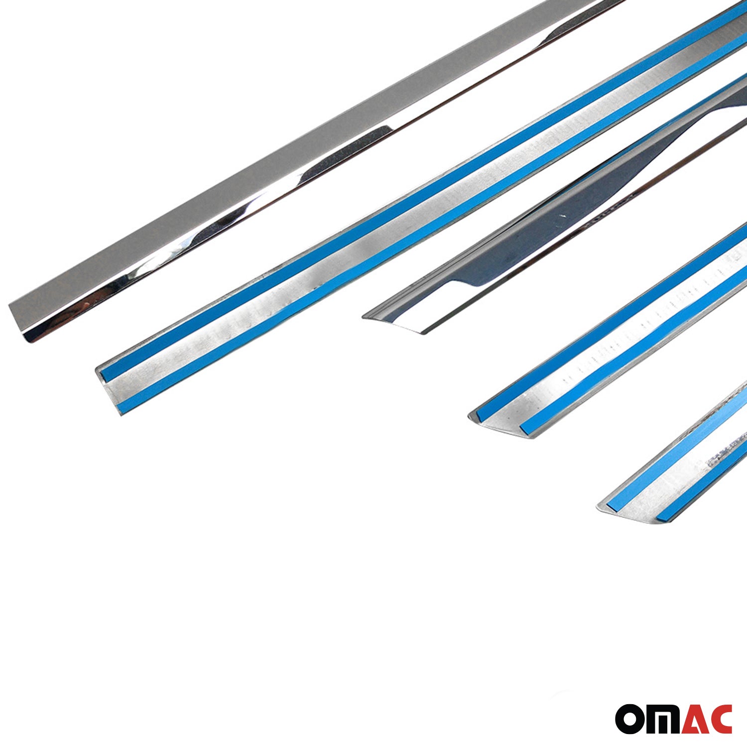 Garniture Baguette de porte latérale pour VW Passat B8 Berline 2015-19 inox 8Pcs