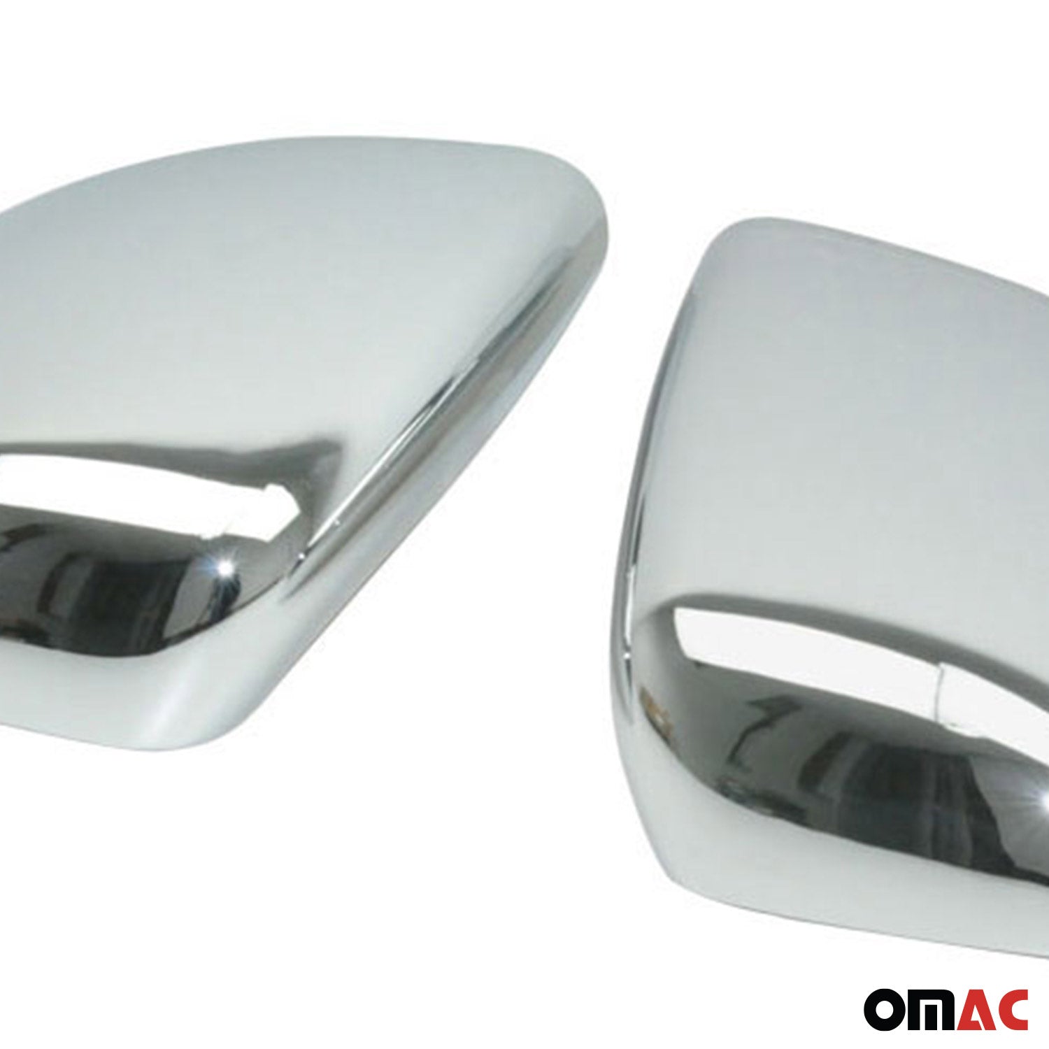 Coques de Rétroviseurs pour Ford Transit Connect 2014-2019 Pre-FL en ABS Argent
