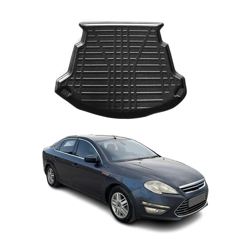 Tapis de Coffre pour Ford Mondeo mk4 Liftback 2007-2014 en TPE Noir