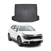 Tapis de coffre pour Kia Sportage 5 2022-2027 Noir 3D en TPE