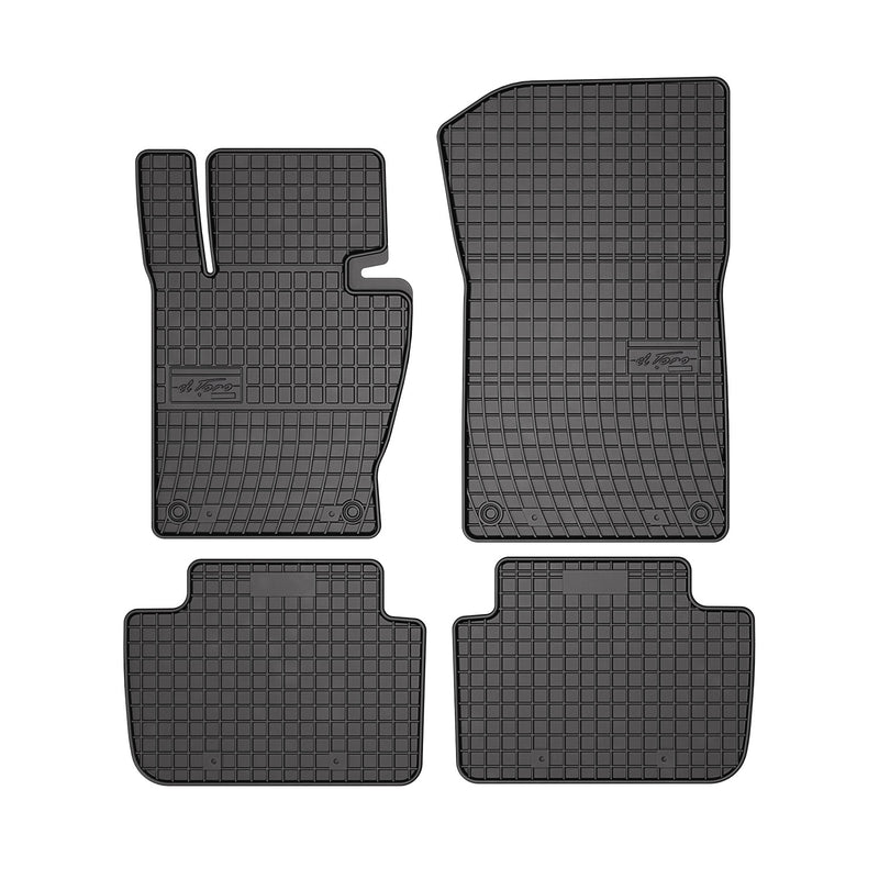 OMAC Tapis de sol pour BMW X3 E83 2003-2010 Noir en caoutchouc