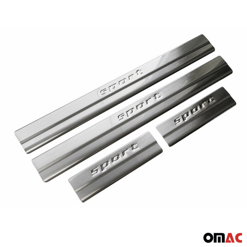 Seuils de porte pour Ford Mondeo III 2000-2007 Limo Sport en acier inox Chromé