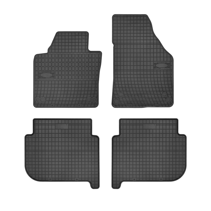 Tapis de Sol pour VW Touran 2003-2010 Caoutchouc Noir