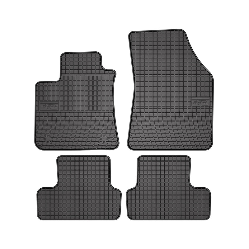 Tapis de Sol pour Renault Megane 2015-2020 Caoutchouc Noir