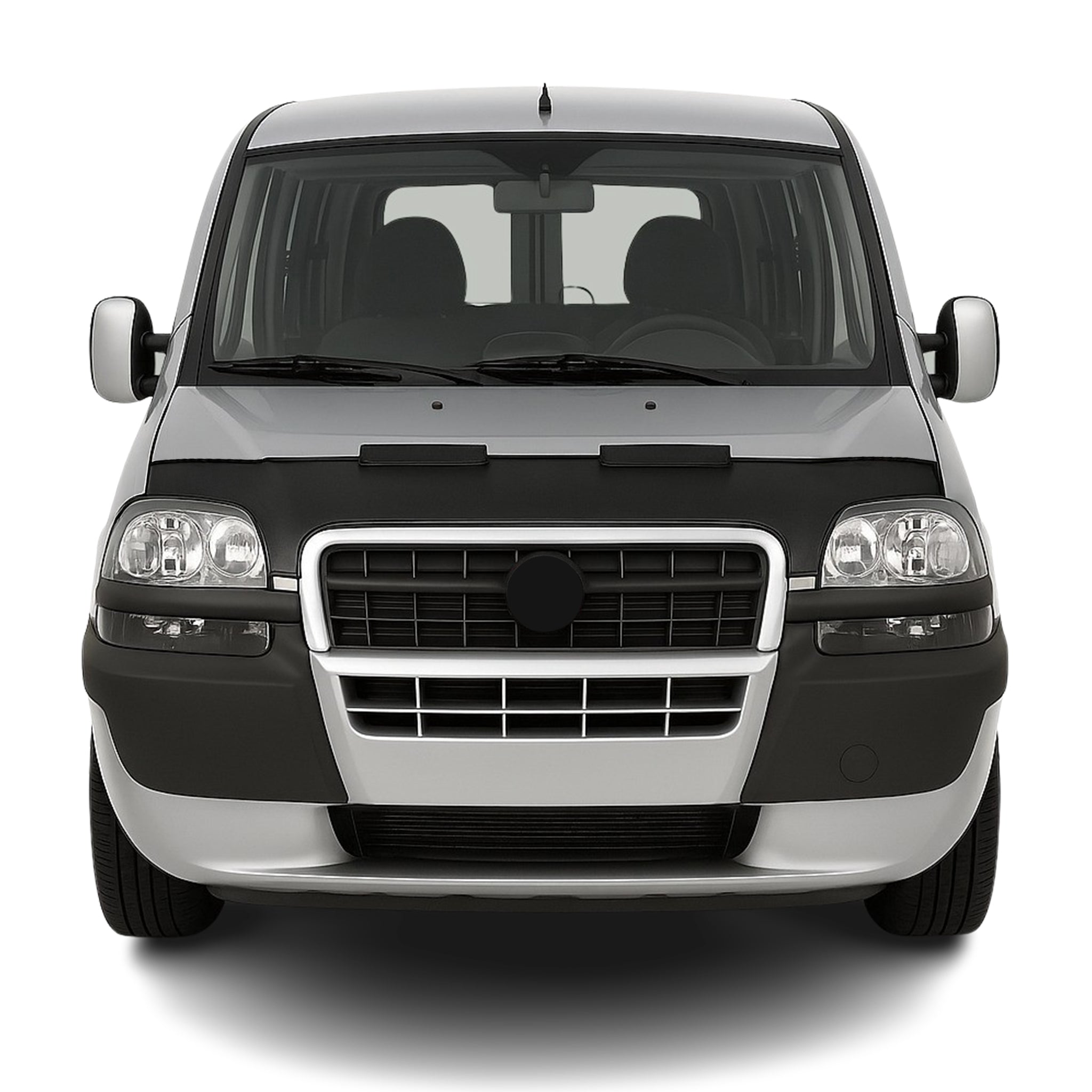 Protège Capot pour Fiat Doblo 2000-2006 Masque de voiture vinyle Noir