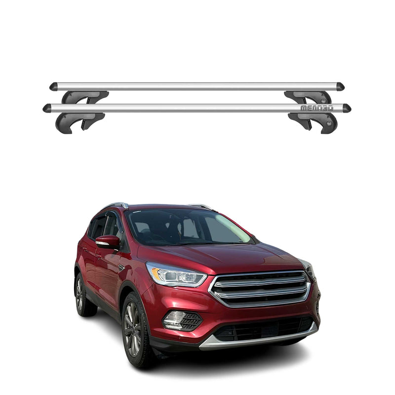 Barres de toit transversales pour Ford Escape C250 2013-2019 90kg Alu Gris